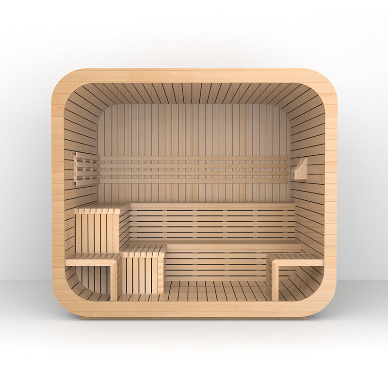 SAUNAONES™ Square Sauna Minimalist Refresh 1