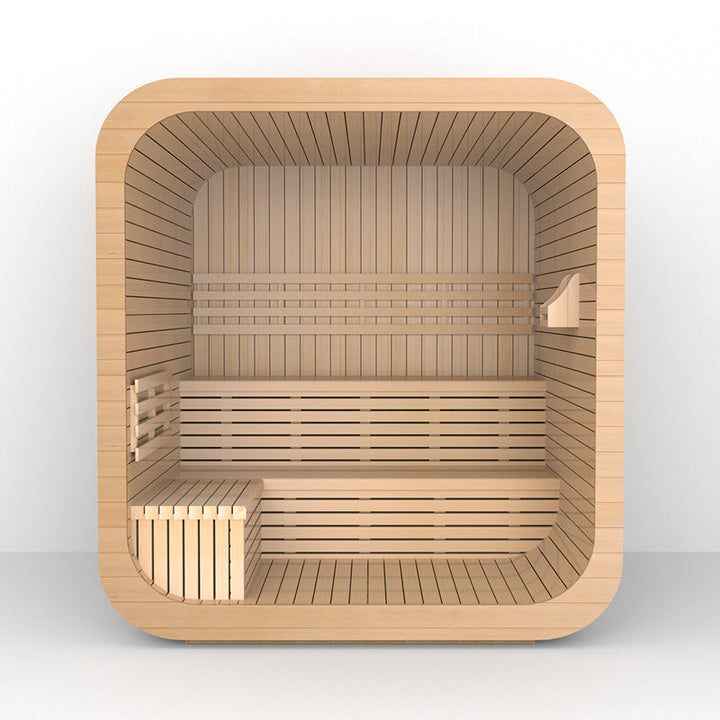 SAUNAONES™ Square Sauna Minimalist Refresh 1