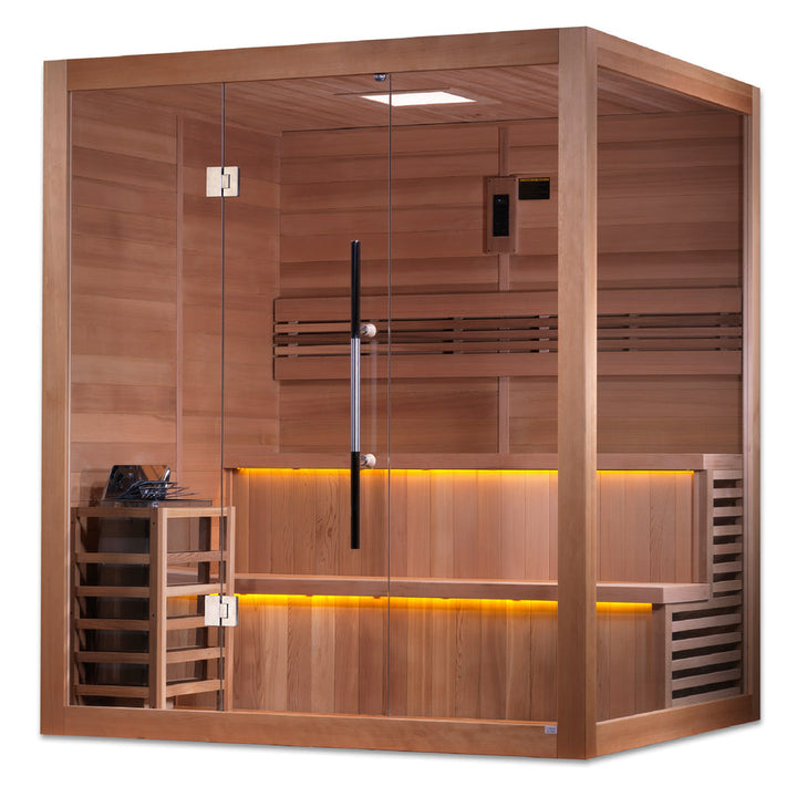 SAUNAONES™ 4-6 Person Traditional Steam Sauna Modern Relax 6