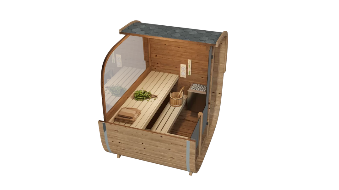SAUNAONES™ Square Sauna Minimalist Refresh 3