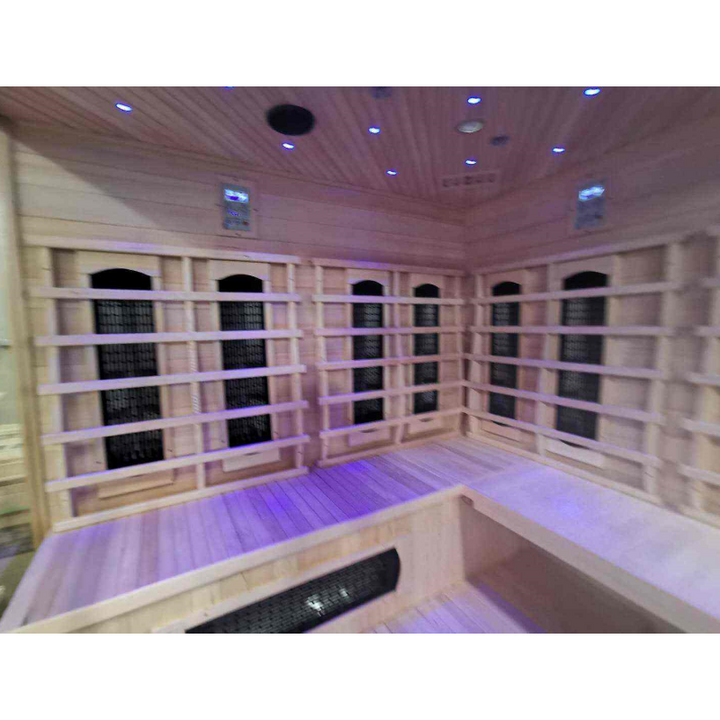 SAUNAONES™ 5-6 People Traditional Steam And Far Infrared Sauna Room Luxury 4