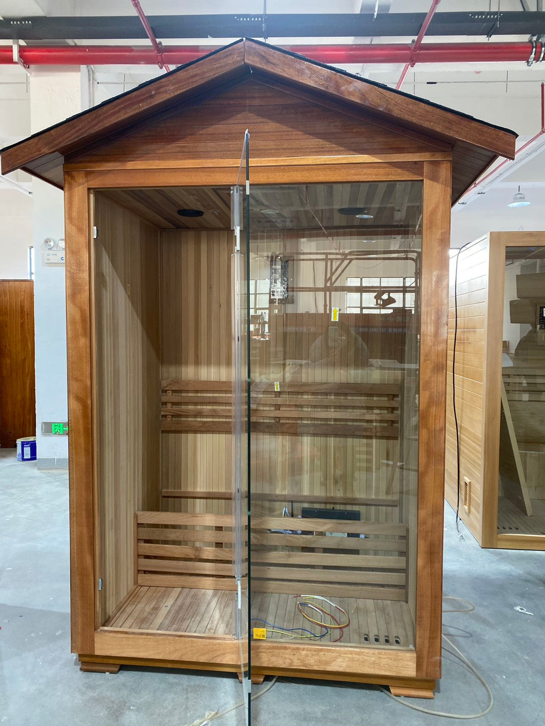 Customization fee-Convert Relax 1 into an outdoor sauna