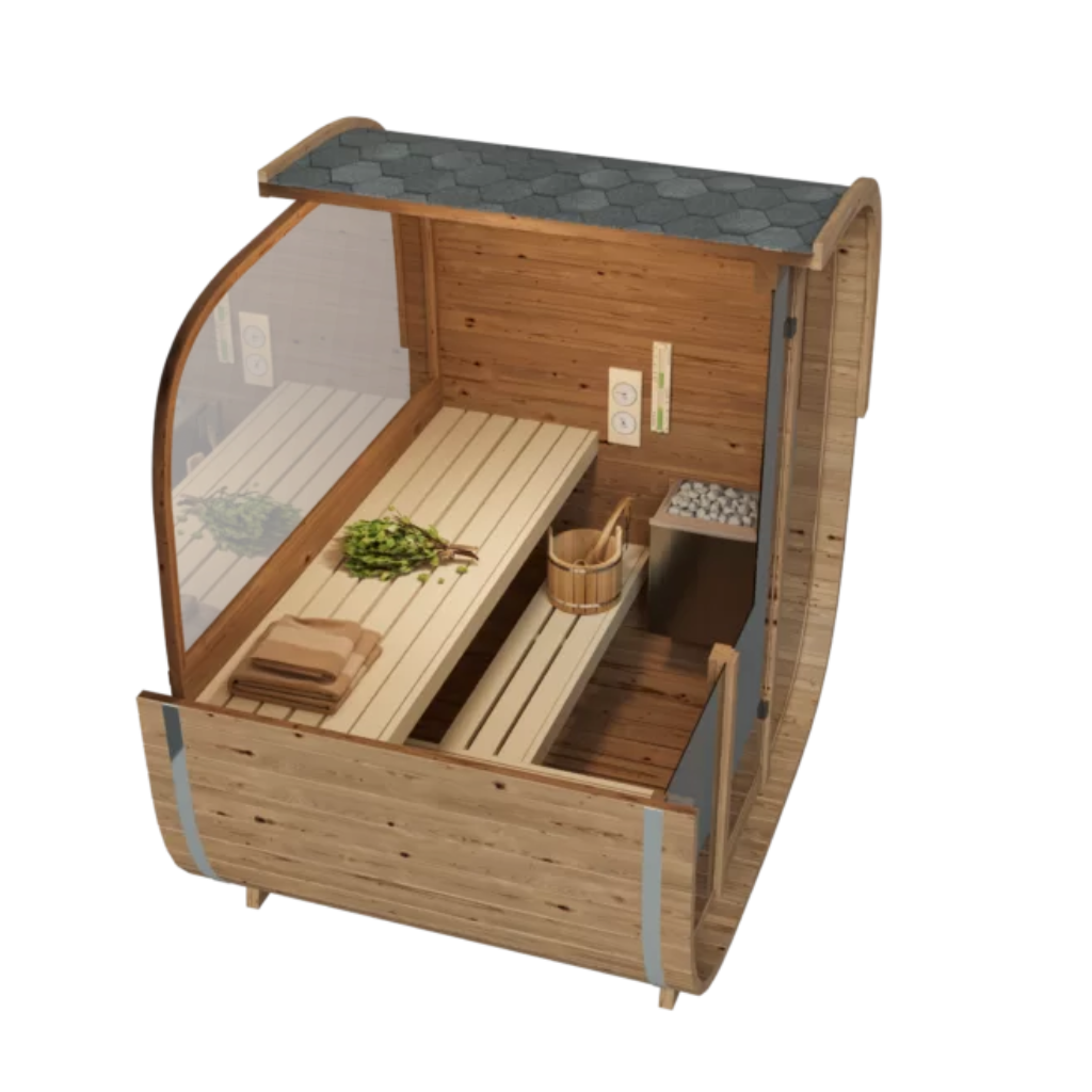 SAUNAONES™ Square Sauna Minimalist Refresh 6