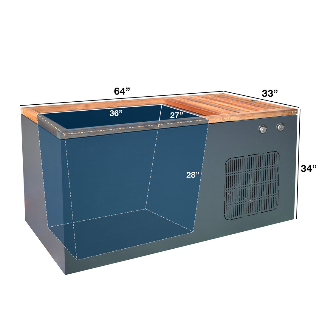 SAUNAONES™ Frost Cold Plunge Tub1